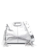 Maje Miss M Metallic Effect Leather Mini Bag — Same as shown — Size One Size — Front View