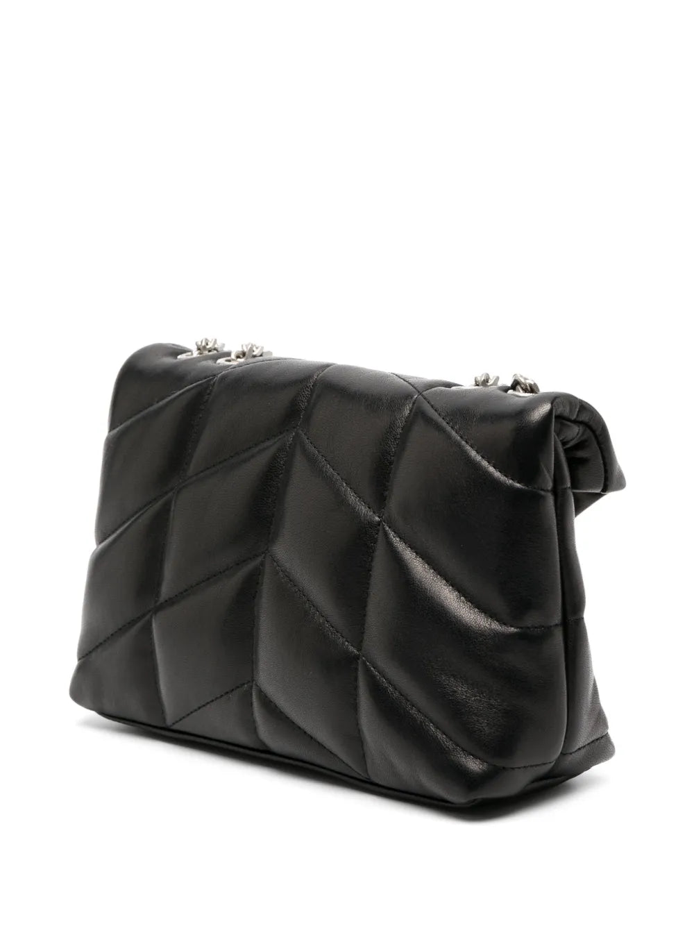 Saint Laurent Quilted Leather Shoulder Bag — Same as shown — Size One Size — Back View