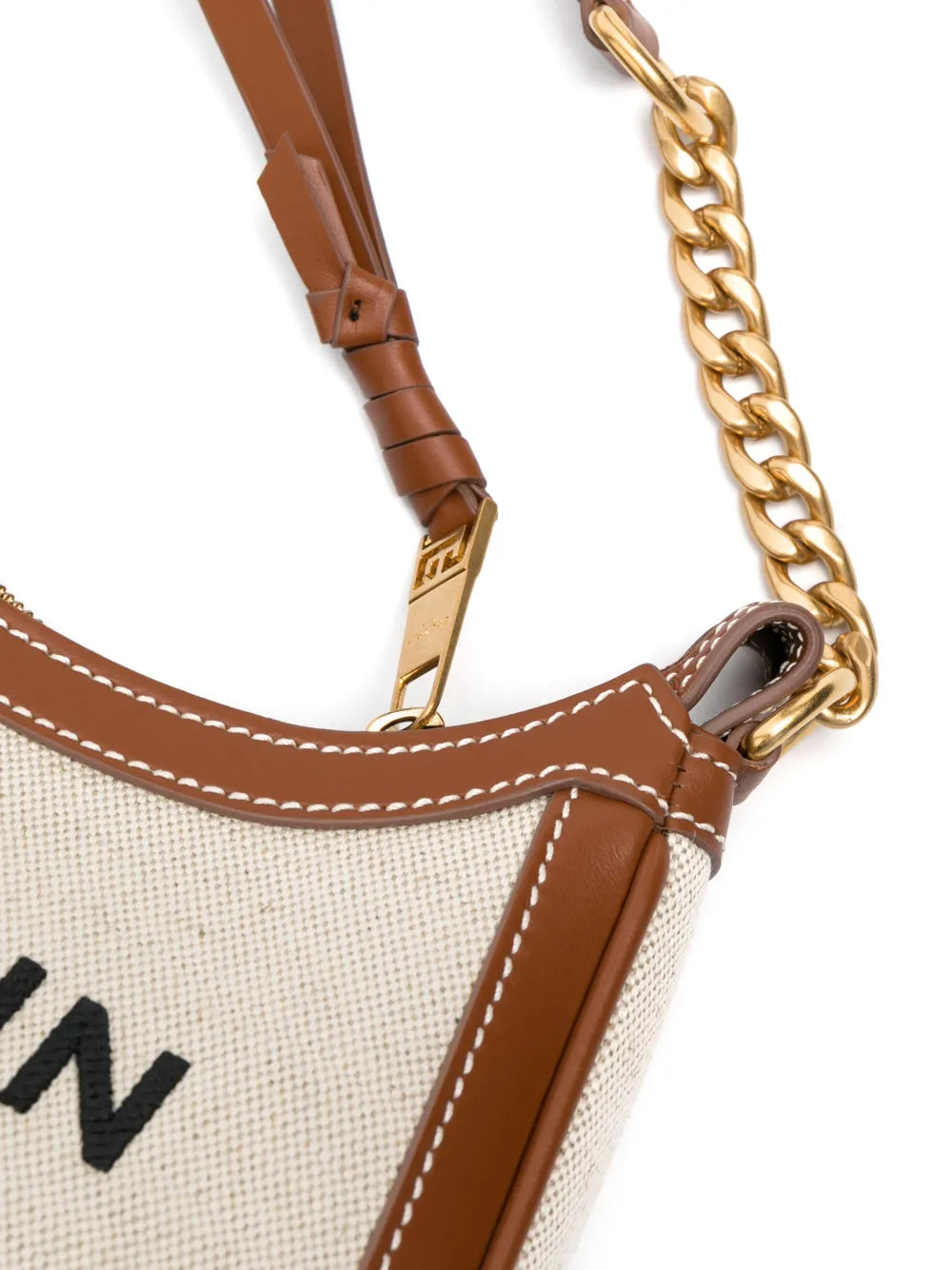 Balmain B Army Logo Print Shoulder Bag — Same as shown — Size One Size — Detail View