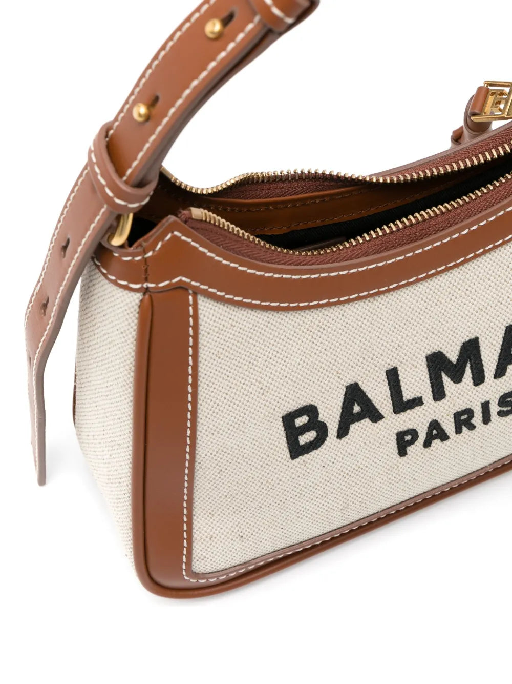 Balmain B Army Logo Print Shoulder Bag — Same as shown — Size One Size — Lifestyle View