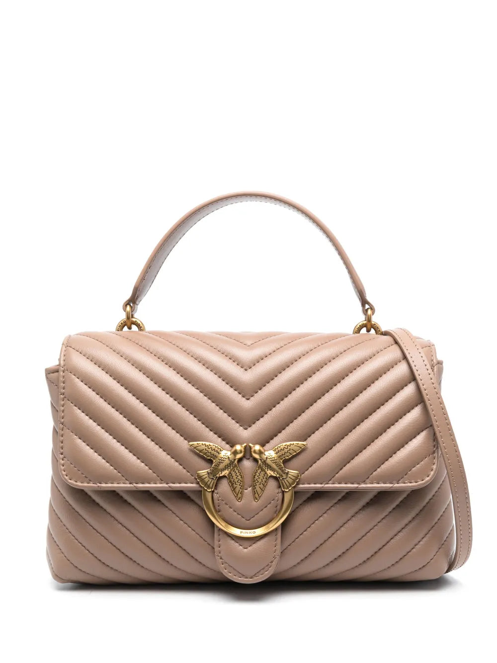 Pinko Love Quilted Shoulder Bag — Same as shown — Size One Size — Front View