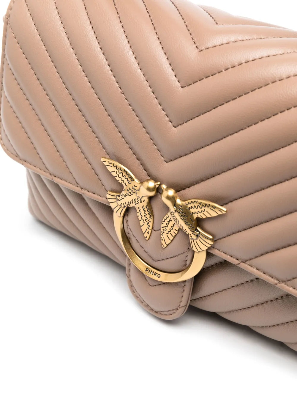 Pinko Love Quilted Shoulder Bag — Same as shown — Size One Size — Top View