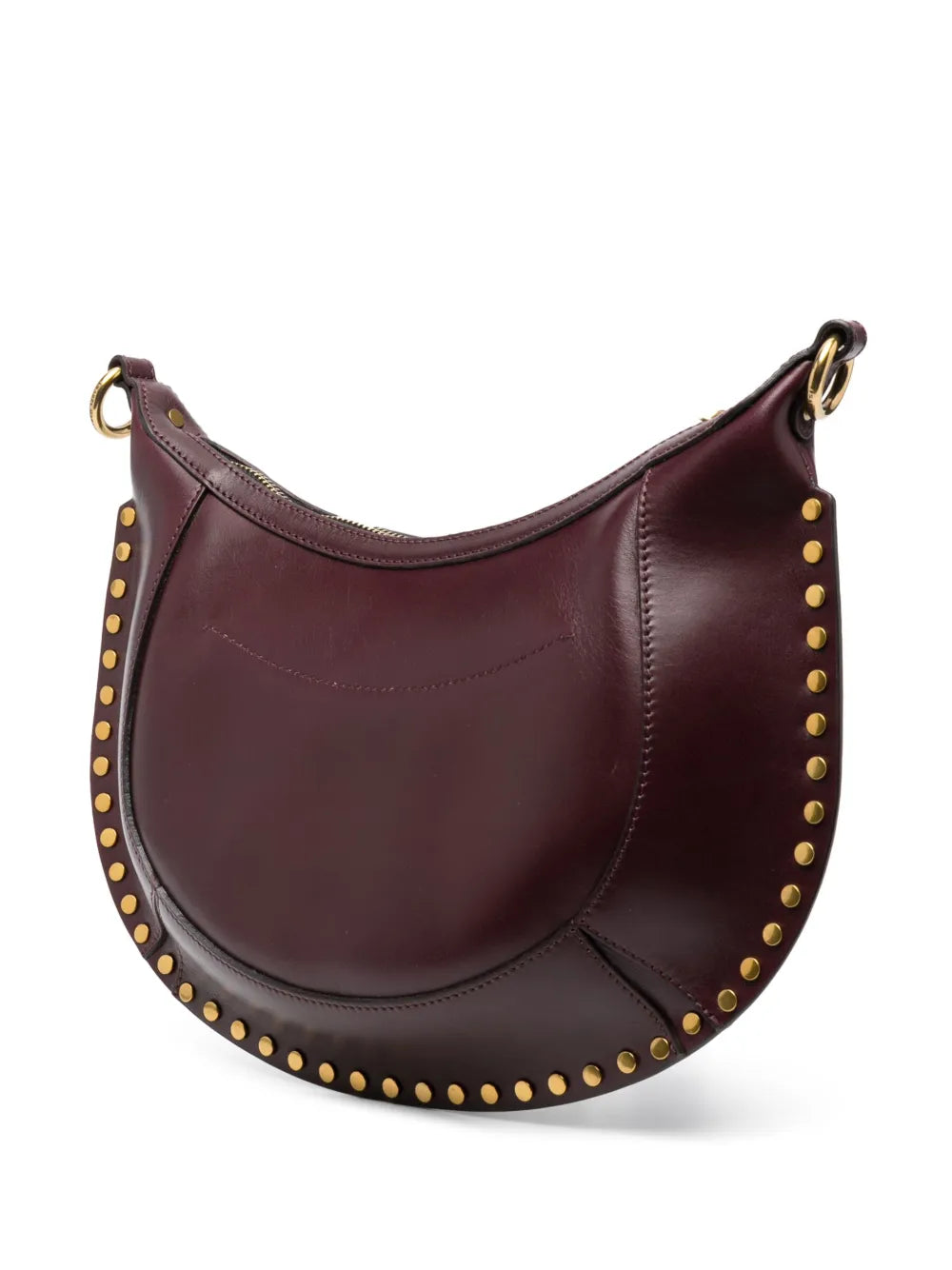 Isabel Marant Naoko Leather Shoulder Bag — Same as shown — Size One Size — Back View
