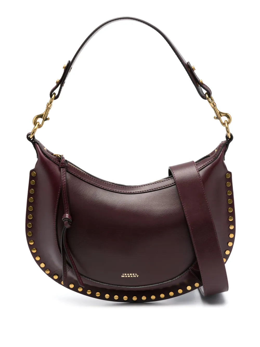 Isabel Marant Naoko Leather Shoulder Bag — Same as shown — Size One Size — Front View