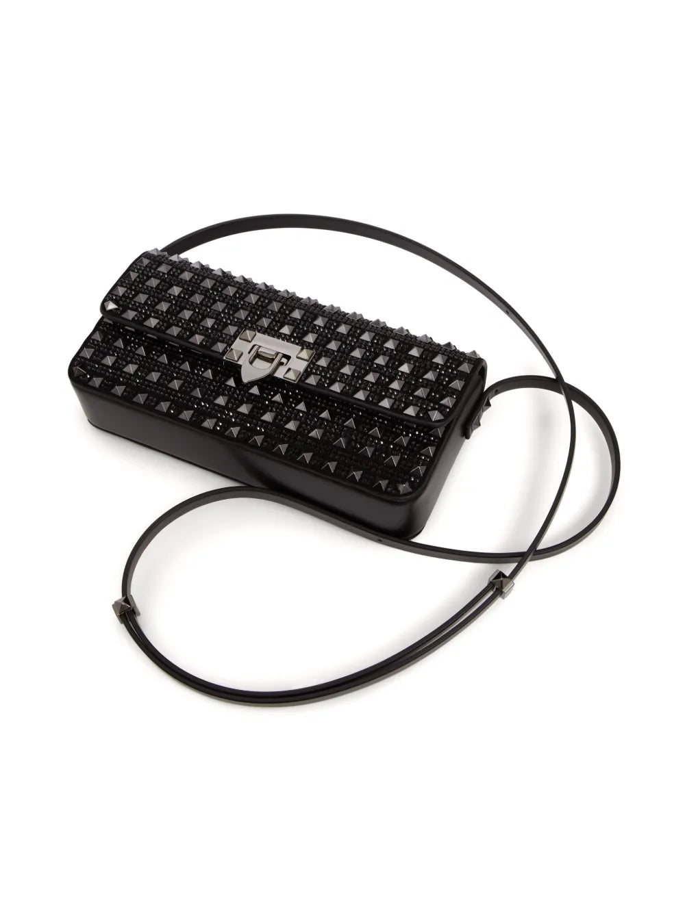 Valentino Garavani Rockstud23 Ew Embroidered Shoulder Bag — Same as shown — Size One Size — Detail View