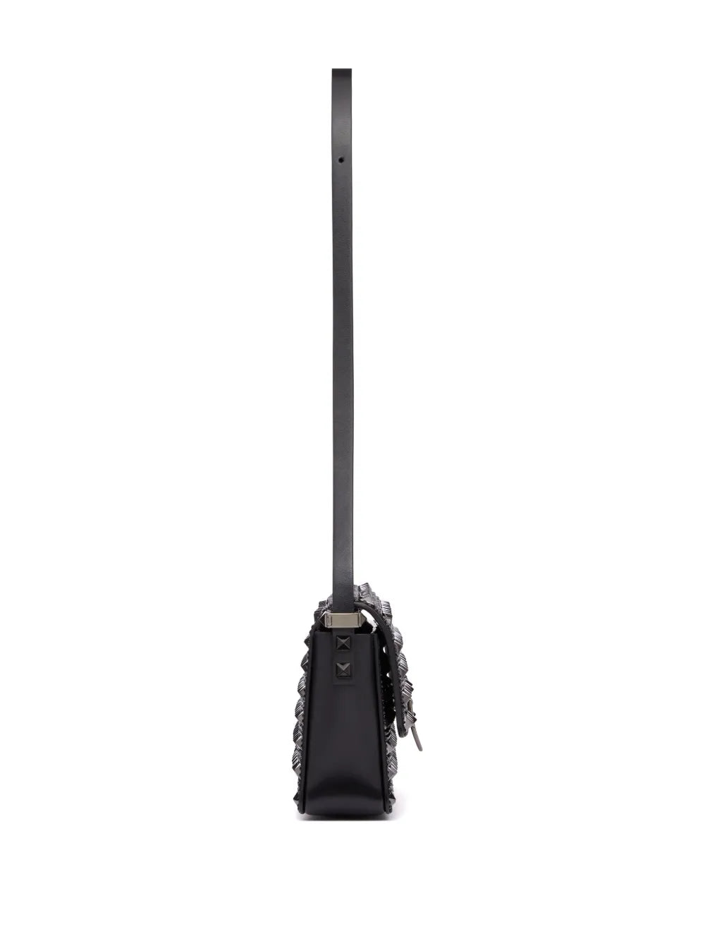 Valentino Garavani Rockstud23 Ew Embroidered Shoulder Bag — Same as shown — Size One Size — Top View