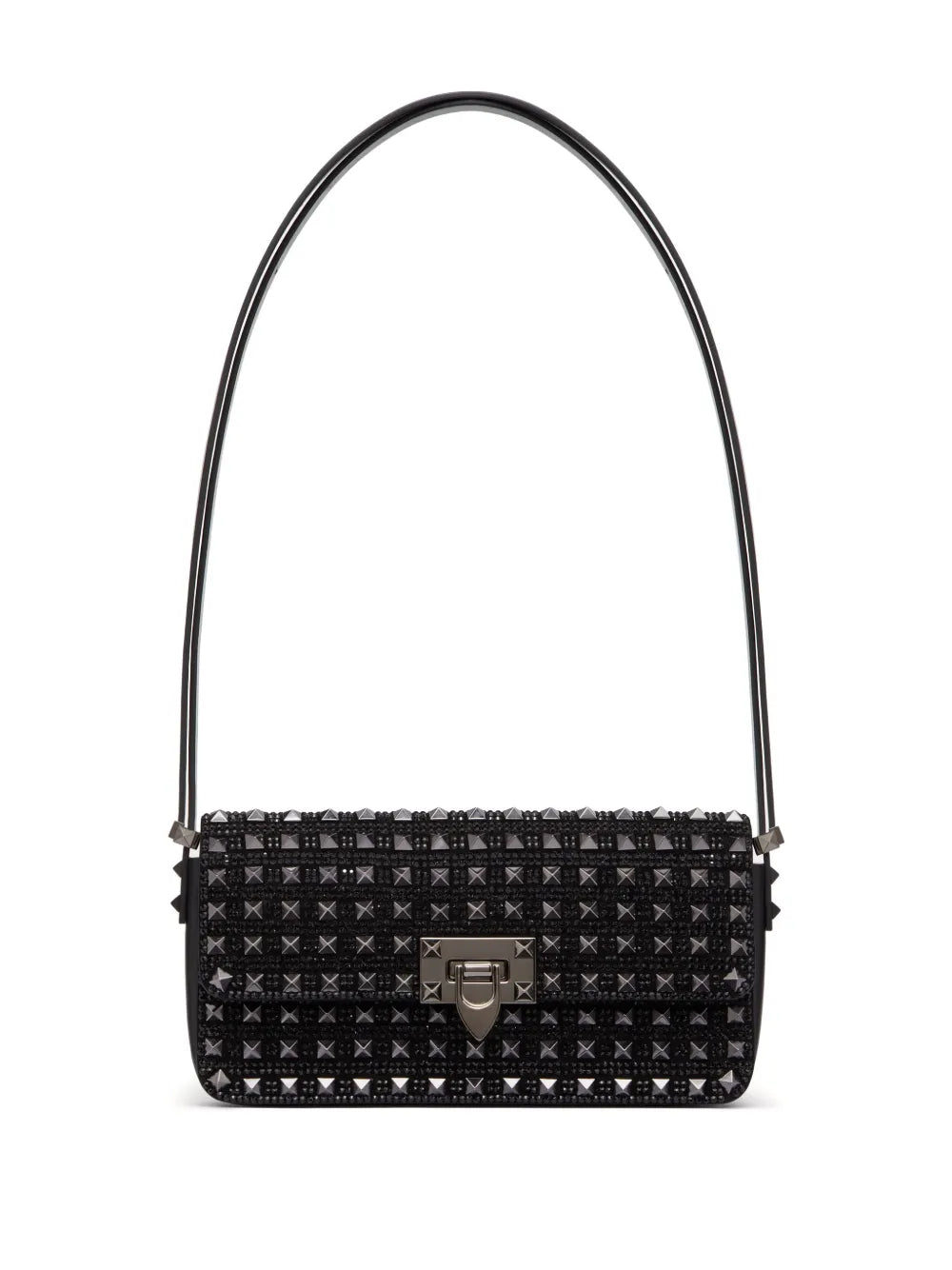 Valentino Garavani Rockstud23 Ew Embroidered Shoulder Bag — Same as shown — Size One Size — Front View