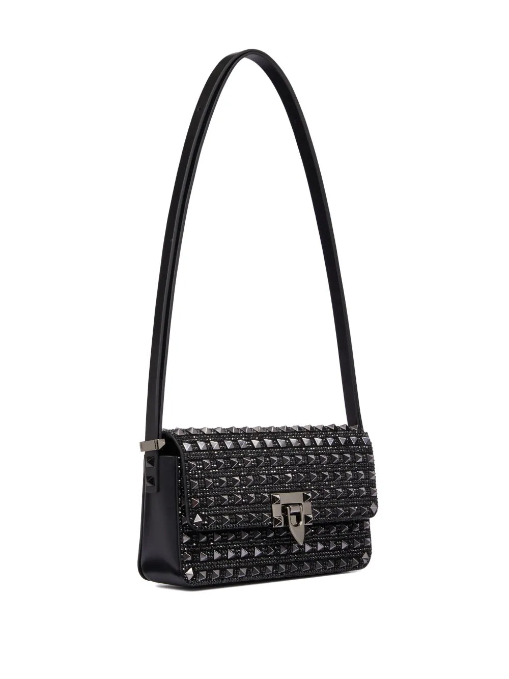 Valentino Garavani Rockstud23 Ew Embroidered Shoulder Bag — Same as shown — Size One Size — Back View