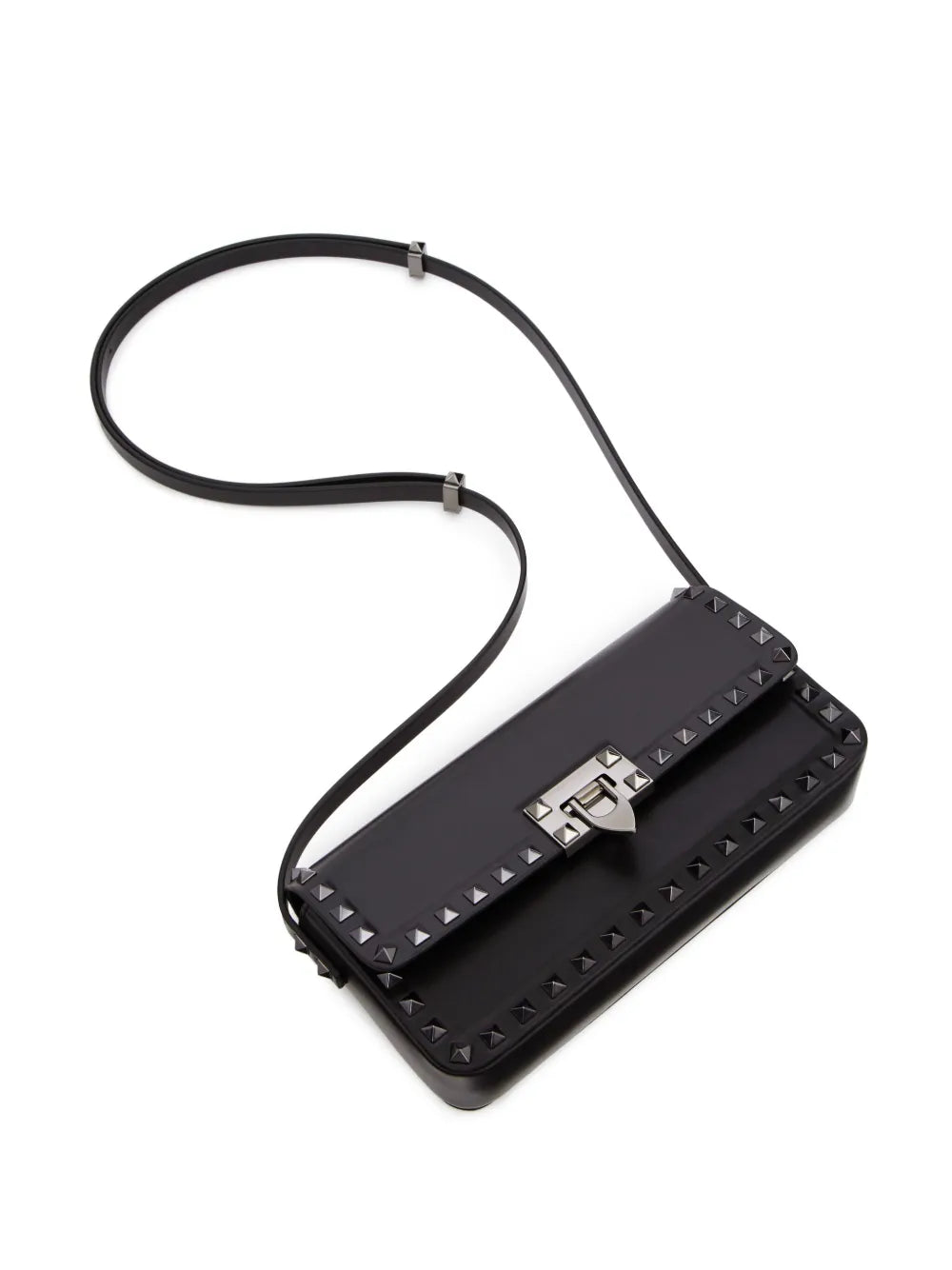 Valentino Garavani Rockstud23 Ew Leather Shoulder Bag — Same as shown — Size One Size — Detail View