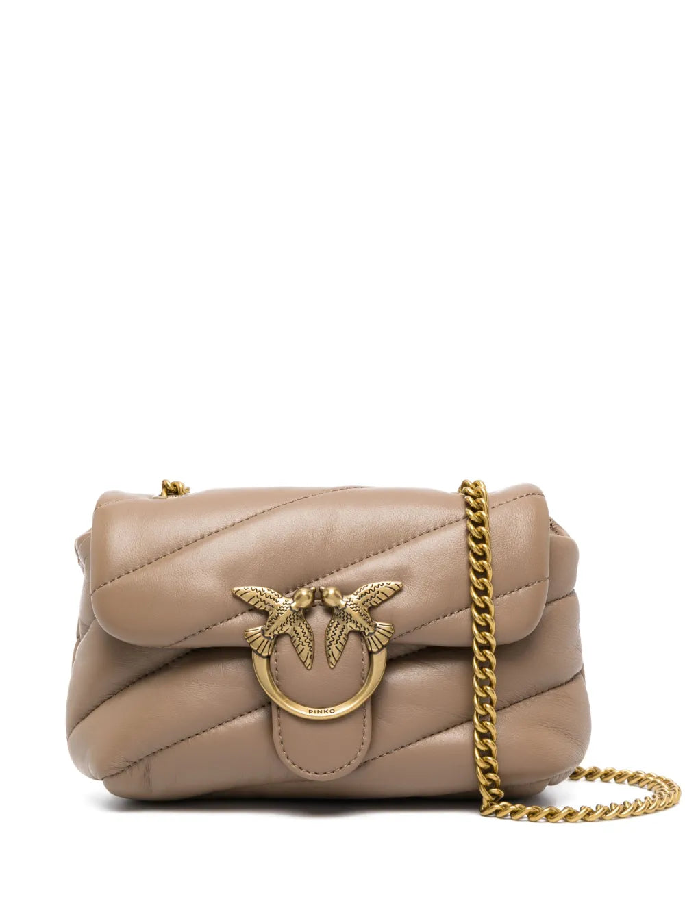 Pinko Love Baby Padded Leather Bag — Same as shown — Size One Size — Front View