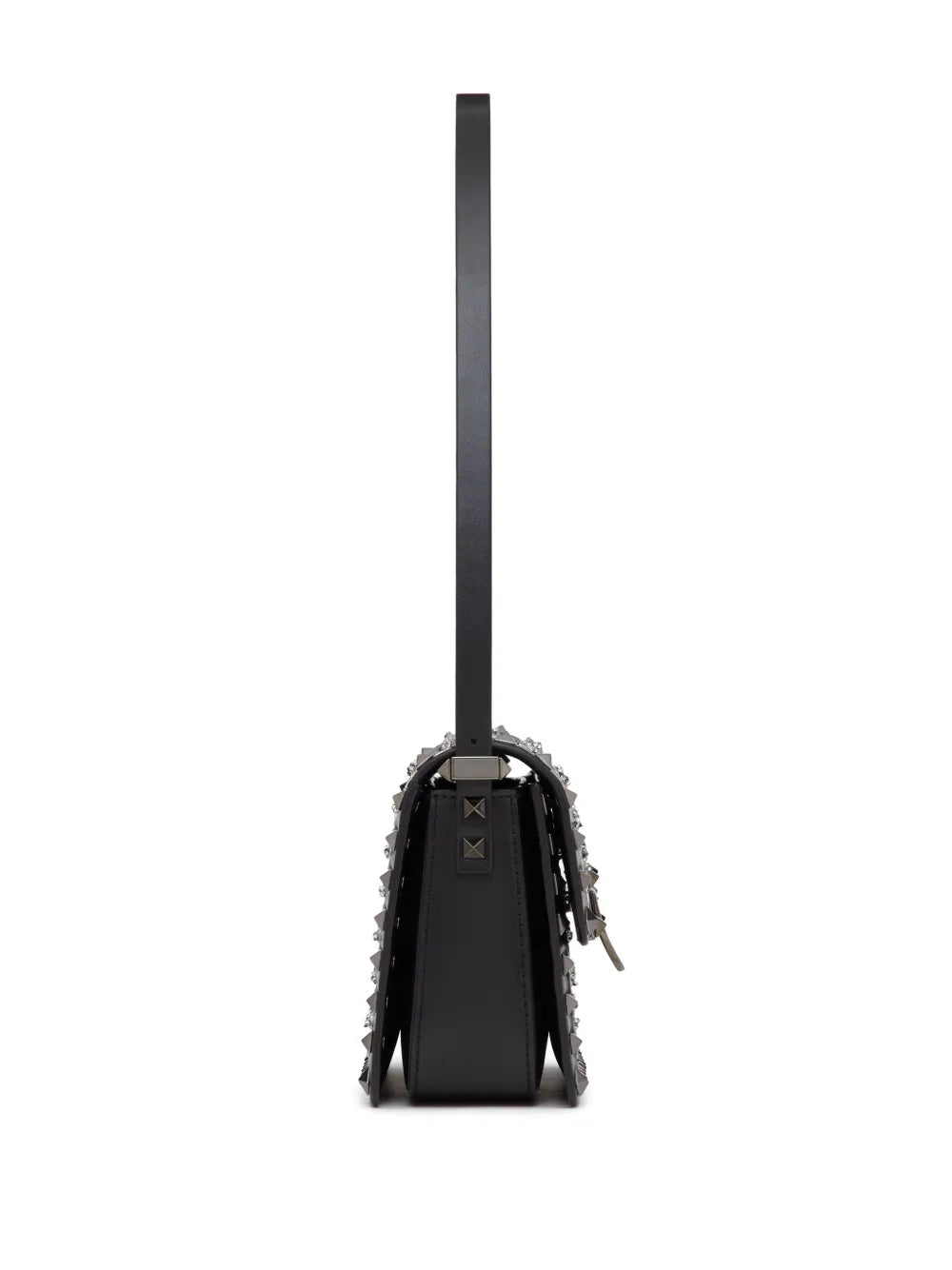 Valentino Garavani Small Rockstud23 Embroidered Shoulder Bag — Same as shown — Size One Size — Detail View