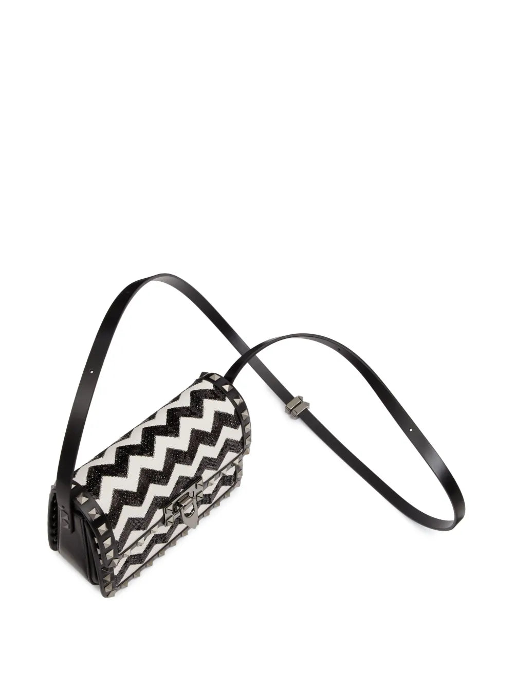 Valentino Garavani Small Rockstud23 Embroidered Shoulder Bag — Same as shown — Size One Size — Lifestyle View