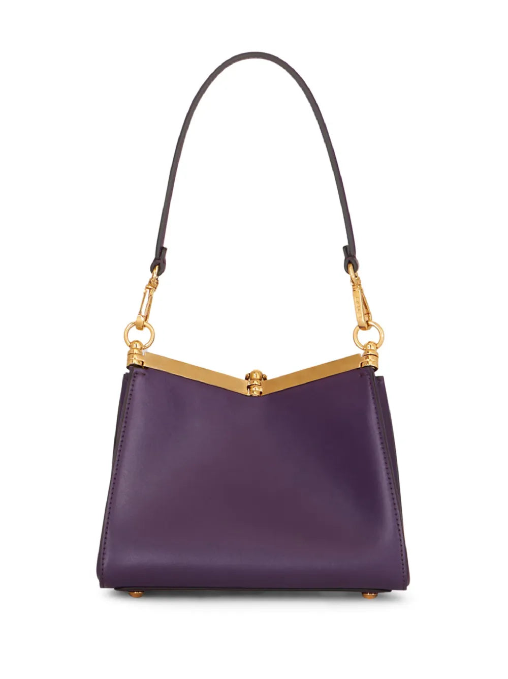 Etro Vela Leather Shoulder Bag — Same as shown — Size One Size — Back View