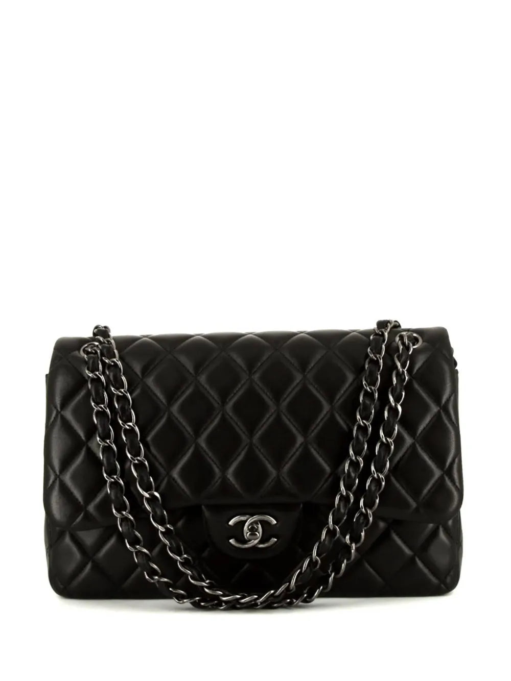 Chanel Pre Owned Jumbo Timeless Shoulder Bag — Same as shown — Size One Size — Front View