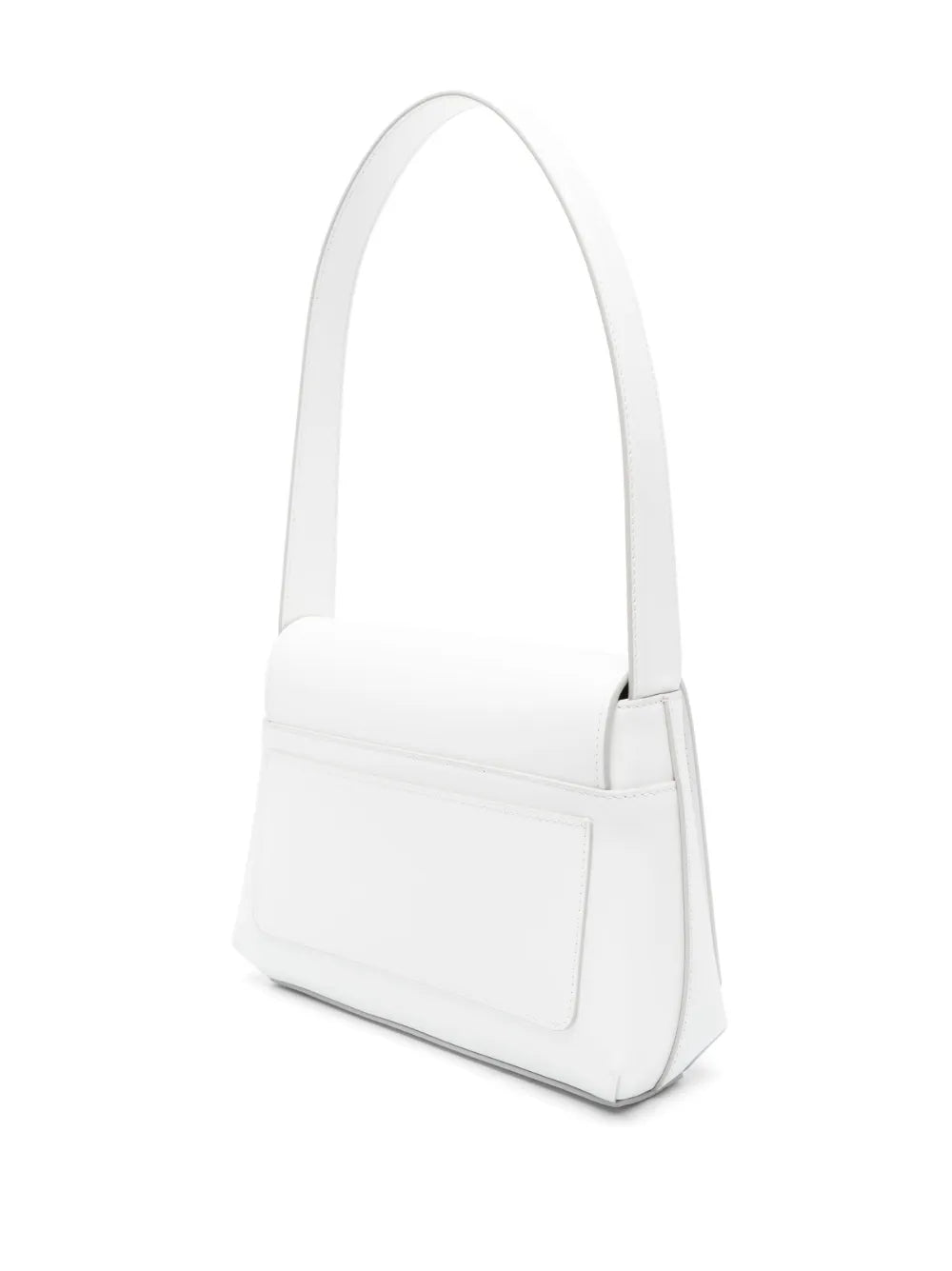 Dolce Gabbana Logo Embossed Leather Shoulder Bag — Same as shown — Size One Size — Top View