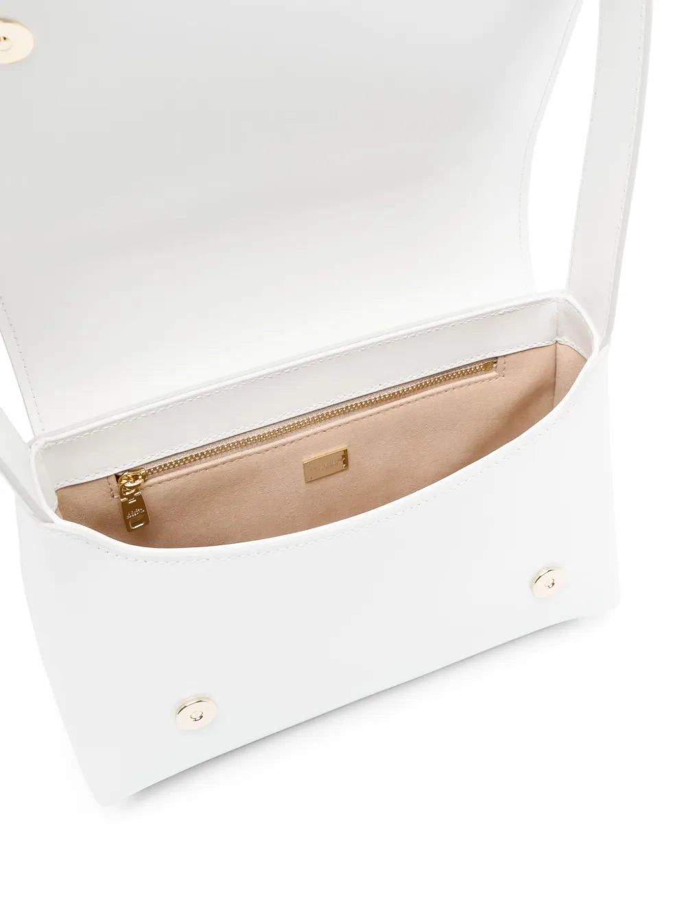 Dolce Gabbana Logo Embossed Leather Shoulder Bag — Same as shown — Size One Size — Lifestyle View