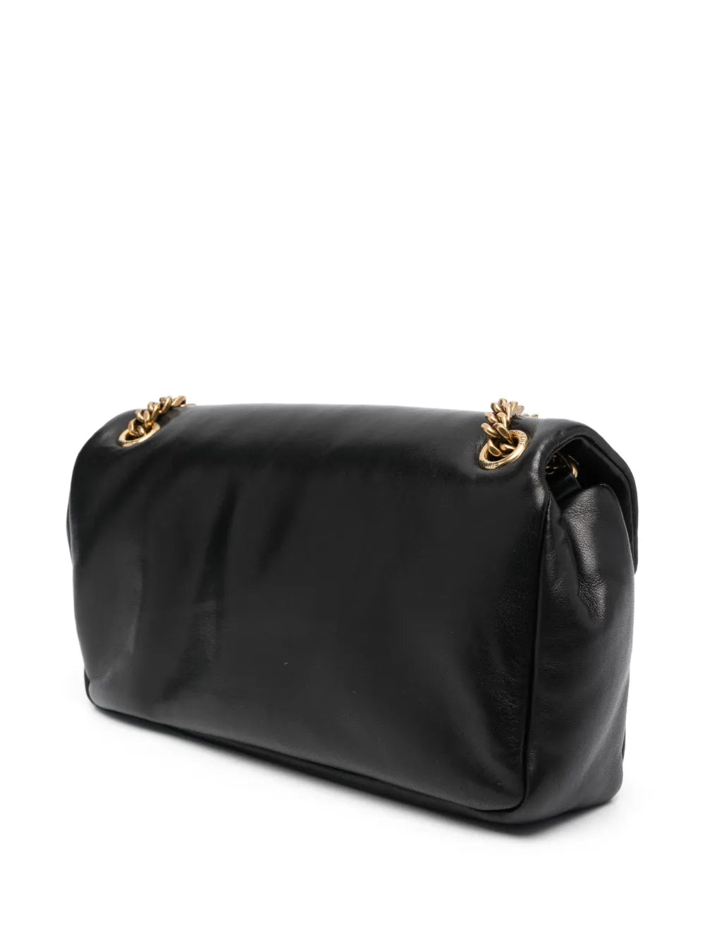 Saint Laurent Calypso Logo Plaque Shoulder Bag — Same as shown — Size One Size — Back View