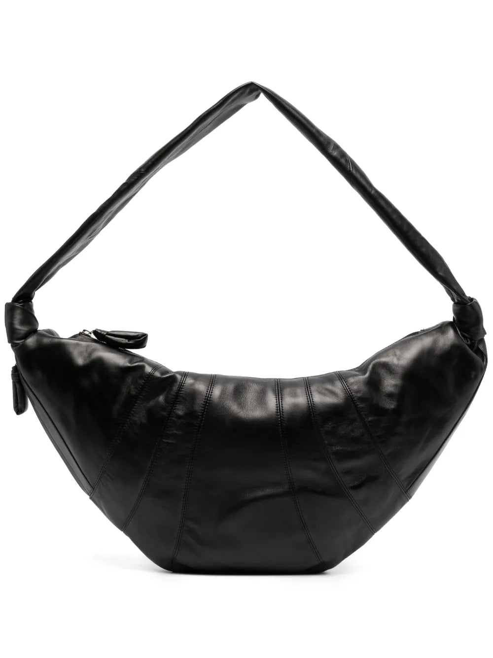 Lemaire Large Croissant Leather Shoulder Bag — Same as shown — Size One Size — Front View