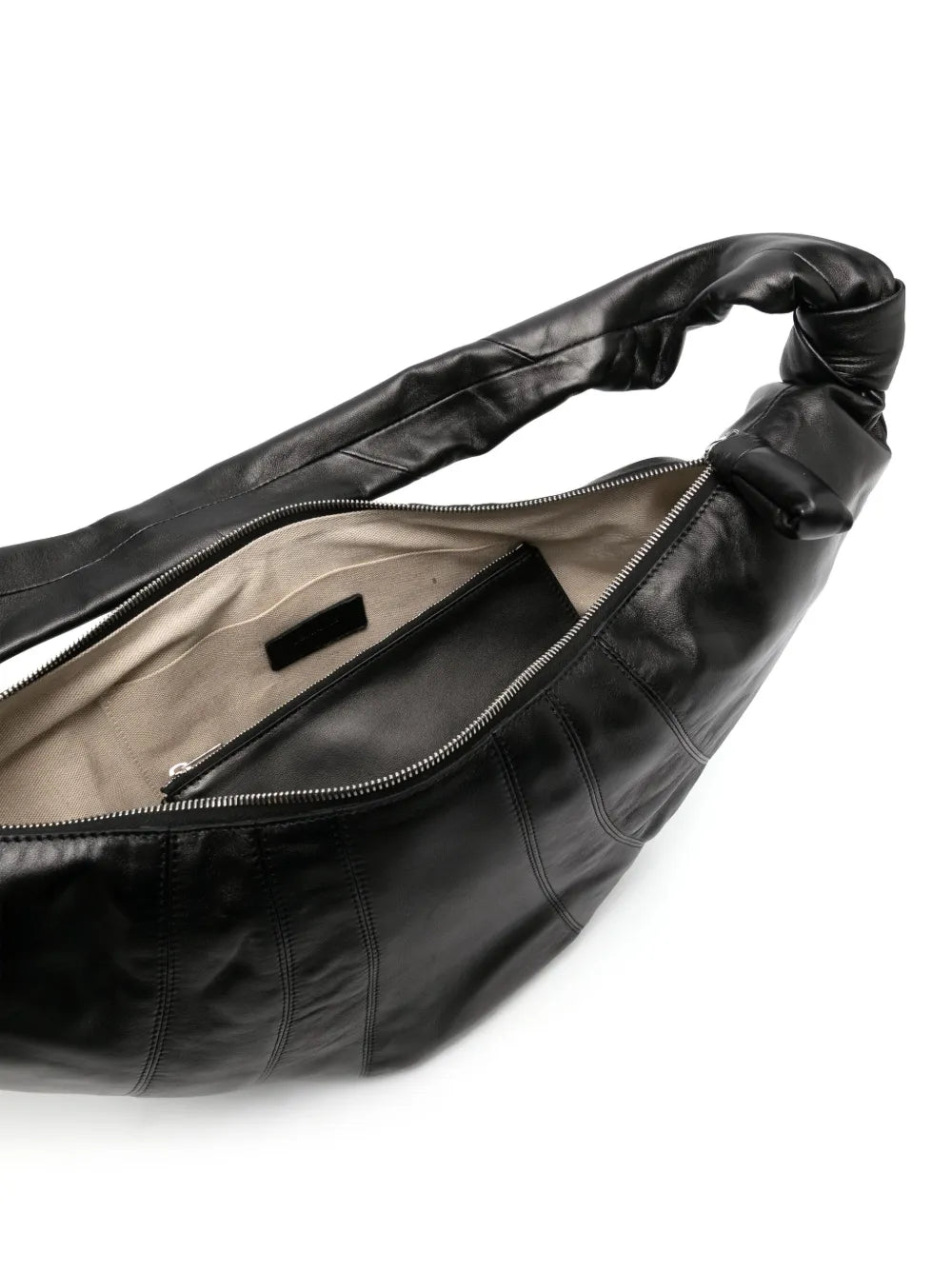 Lemaire Large Croissant Leather Shoulder Bag — Same as shown — Size One Size — Detail View