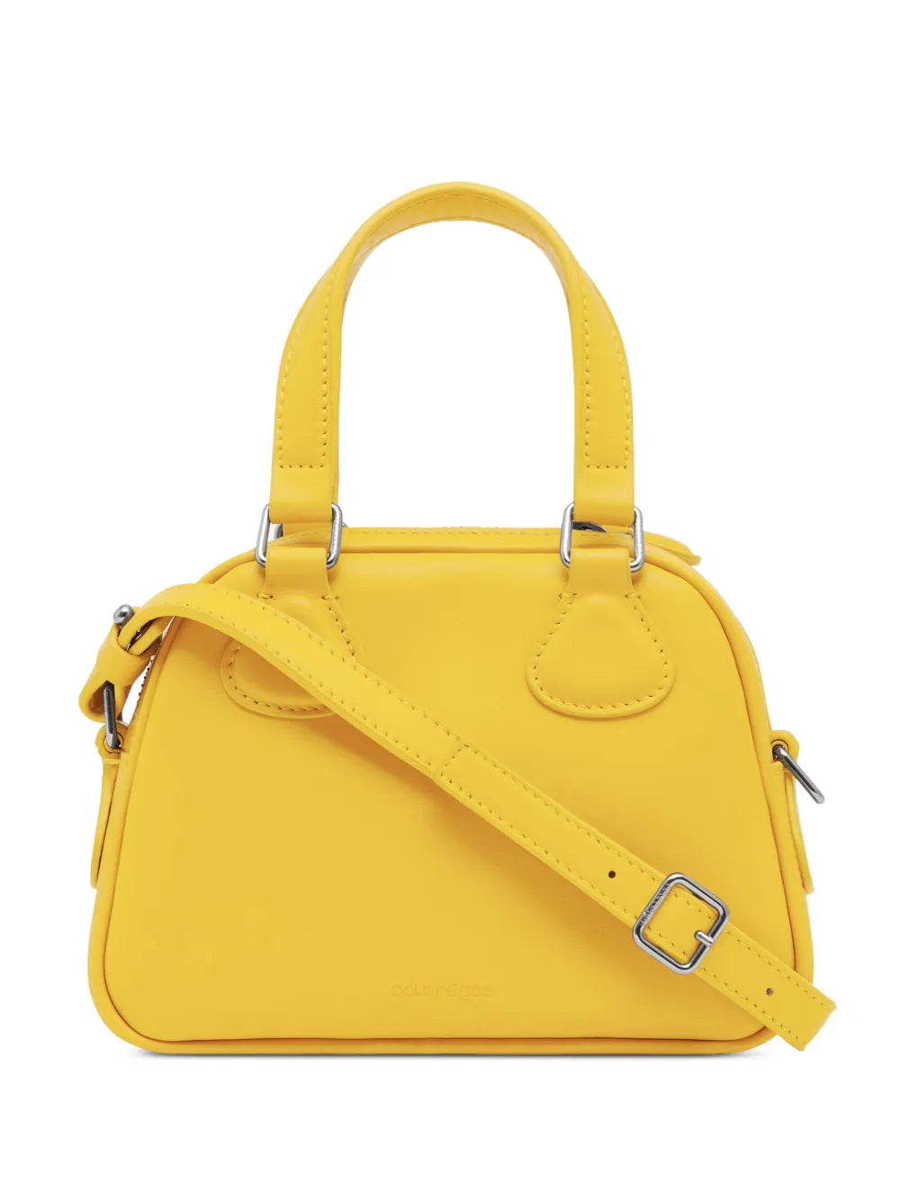 Courreges Bowling Leather Mini Bag — Same as shown — Size One Size — Side View