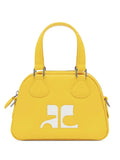Courreges Bowling Leather Mini Bag — Same as shown — Size One Size — Front View