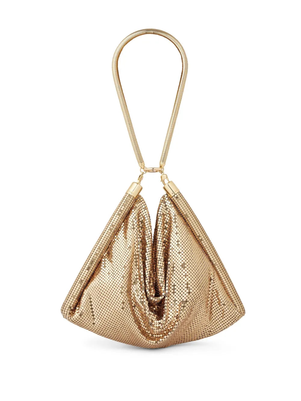 Rabanne Pixel Tube Metallic Shoulder Bag — Same as shown — Size One Size — Side View