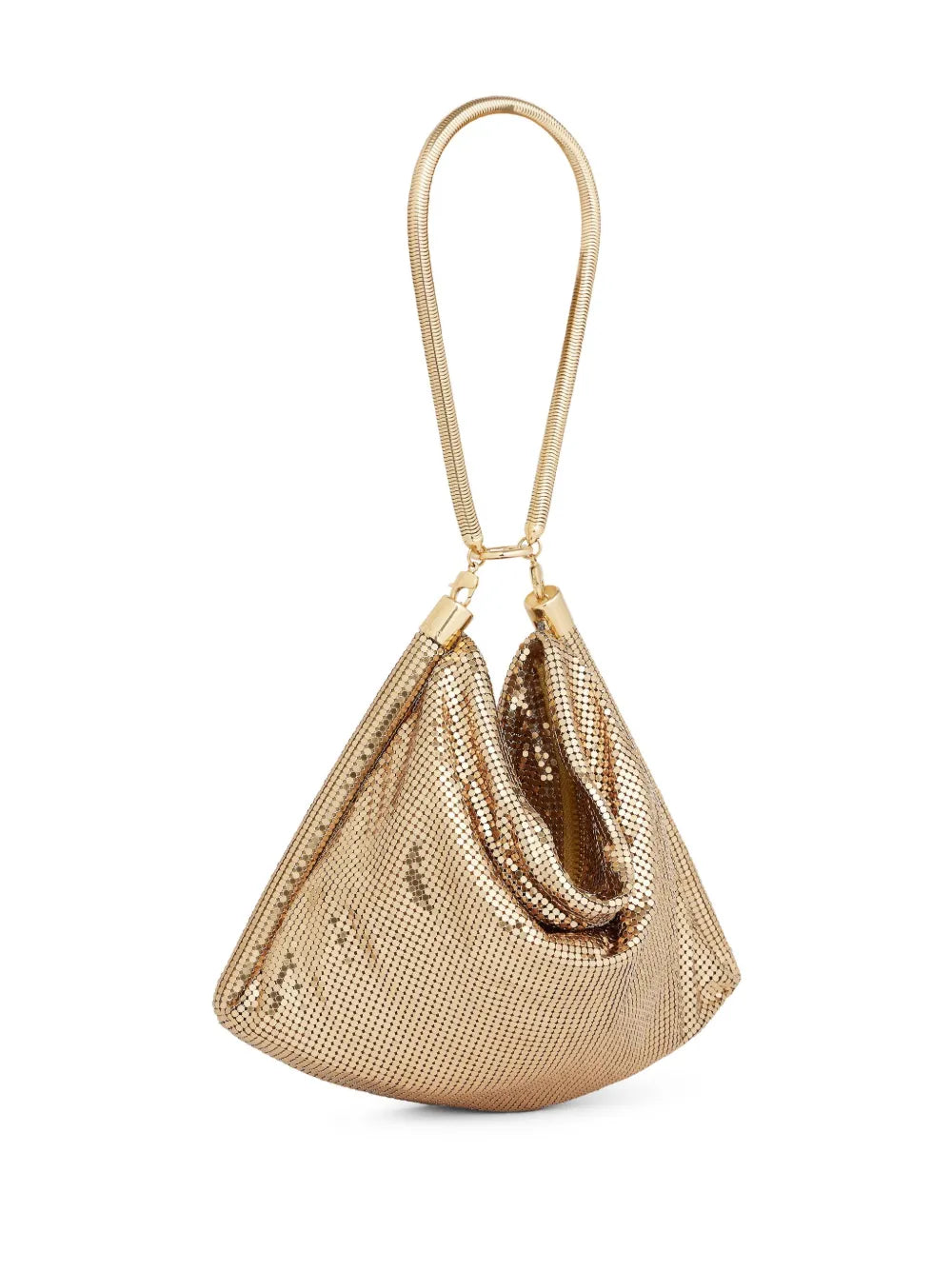 Rabanne Pixel Tube Metallic Shoulder Bag — Same as shown — Size One Size — Back View