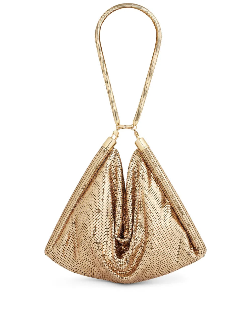 Rabanne Pixel Tube Metallic Shoulder Bag — Same as shown — Size One Size — Front View