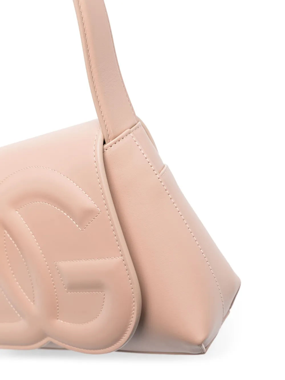 Dolce Gabbana Dg Logo Leather Shoulder Bag — Same as shown — Size One Size — Top View