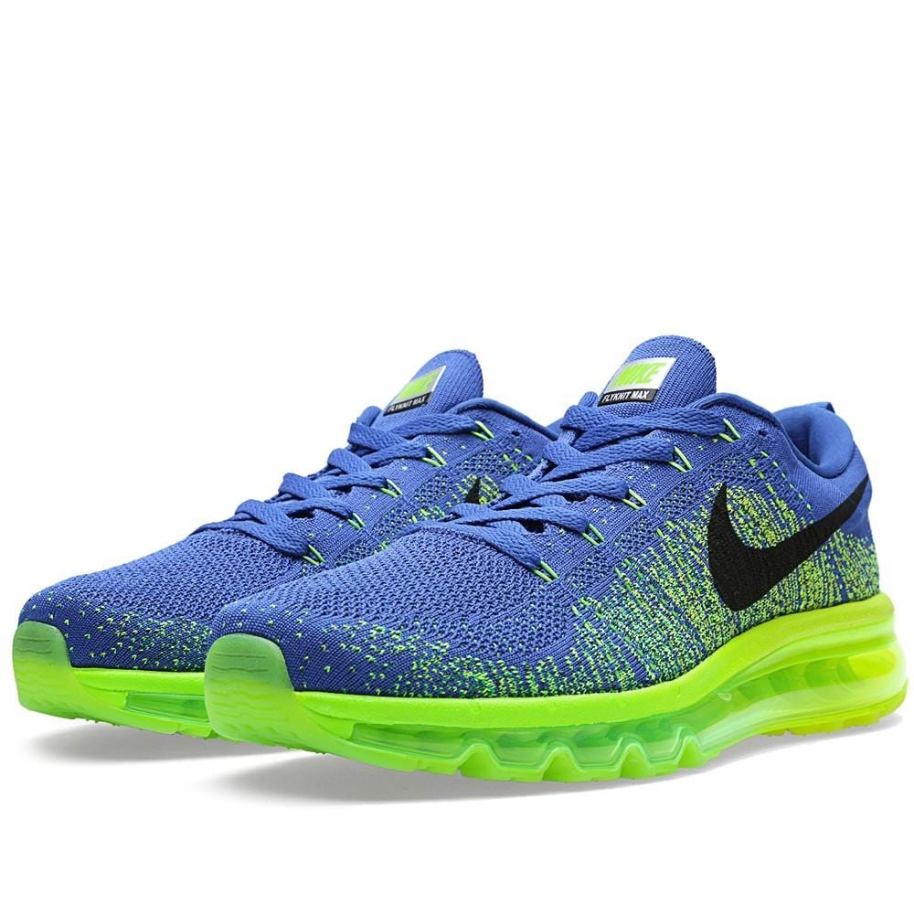 Nike Flyknit Max Game Royal & Black — UK 3 | EU 35.5 | US 3.5 — Side View