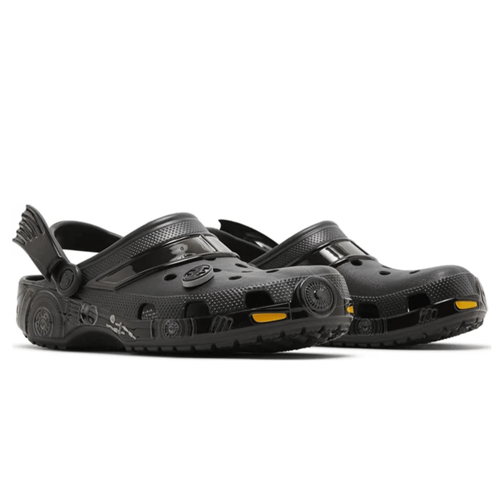 Batman x Classic Clog 'Batmobile' — UK 1 — Back View