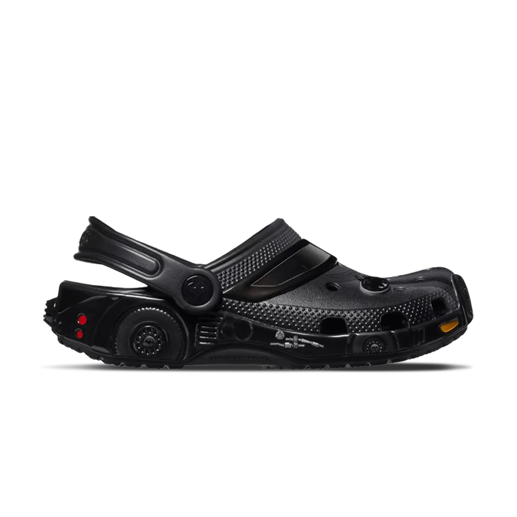 Batman x Classic Clog Kids 'Batmobile' — UK 2 | EU 17-18 | US C2 — Side View