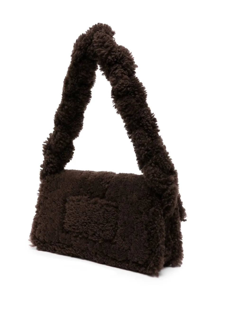 Jacquemus Le Bambidou Shearling Shoulder Bag — Same as shown — Size One Size — Back View