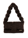 Jacquemus Le Bambidou Shearling Shoulder Bag — Same as shown — Size One Size — Front View