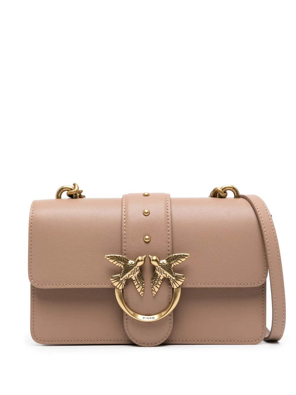 Pinko Mini I Love One Leather Bag — Same as shown — Size One Size — Front View