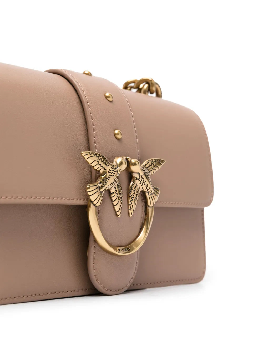 Pinko Mini I Love One Leather Bag — Same as shown — Size One Size — Top View