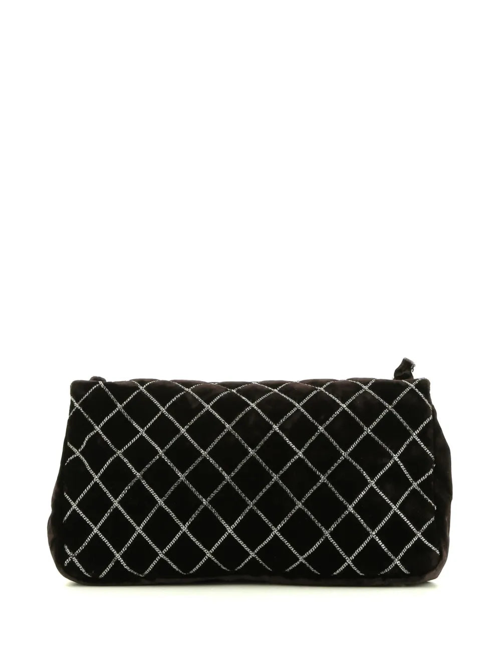 Chanel Pre Owned 2010S Timeless Velvet Shoulder Bag — Same as shown — Size One Size — Side View