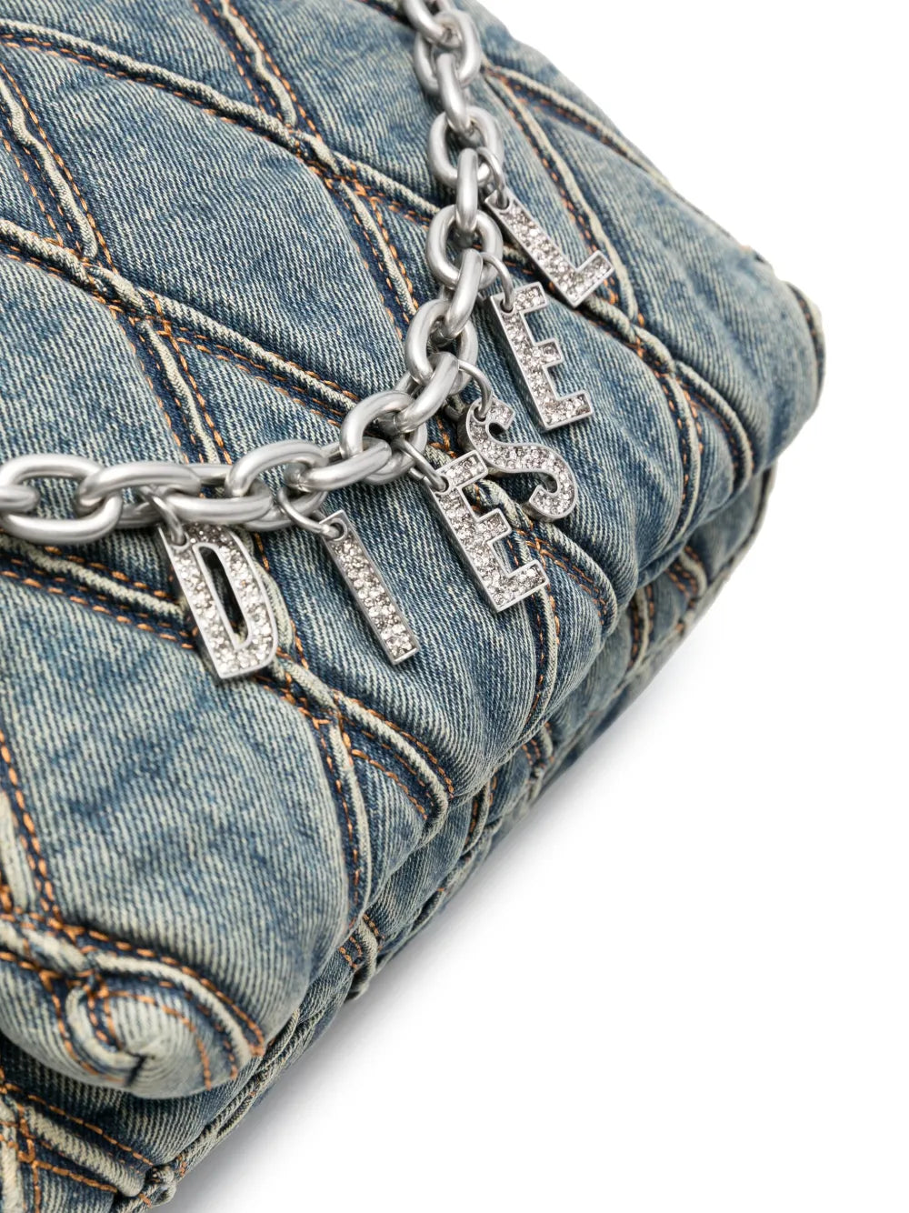 Diesel Small Charm D Shoulder Bag — Same as shown — Size One Size — Top View