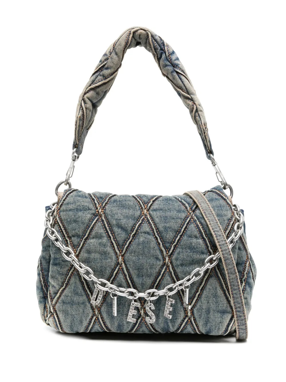 Diesel Small Charm D Shoulder Bag — Same as shown — Size One Size — Front View