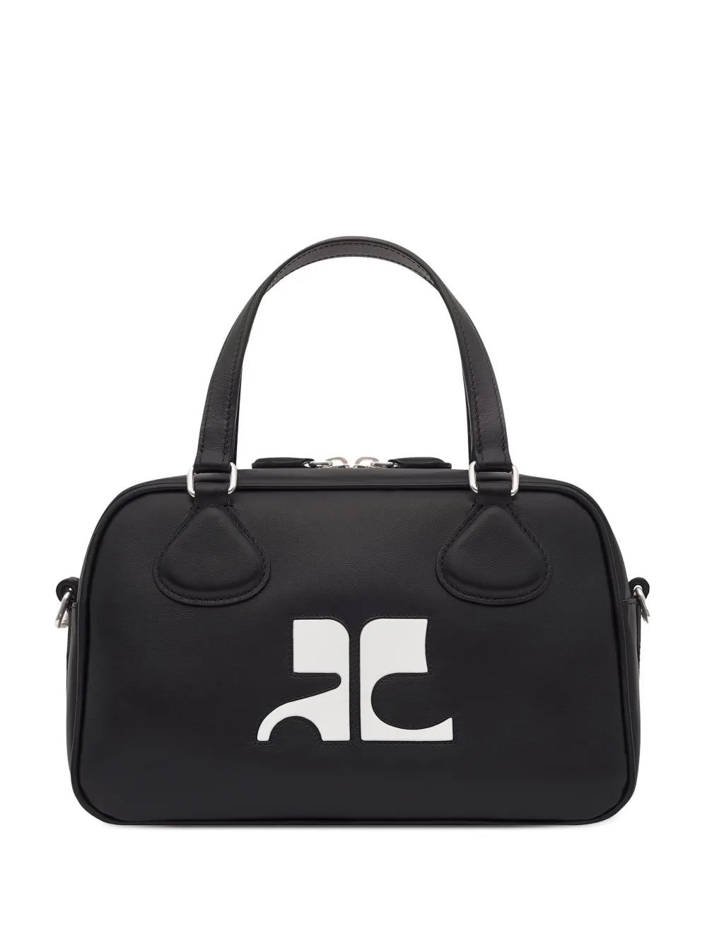 Courreges Reedition Leather Bowling Bag — Same as shown — Size One Size — Front View