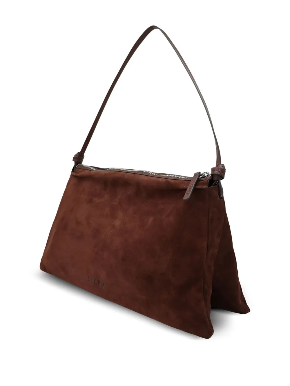 Staud Vivi Suede Shoulder Bag — Same as shown — Size One Size — Side View
