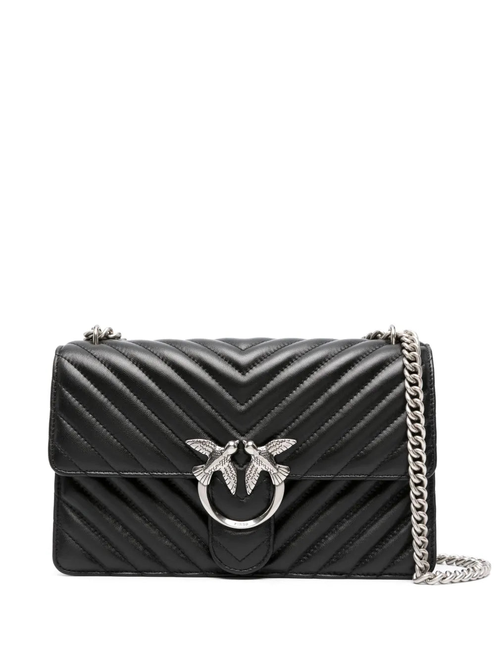 Pinko Love Bird Quilted Shoulder Bag — Same as shown — Size One Size — Front View