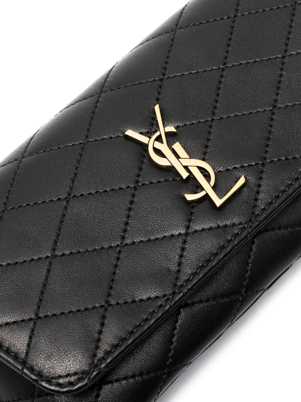 Saint Laurent Gaby Quilted Phone Case Bag — Same as shown — Size One Size — Top View