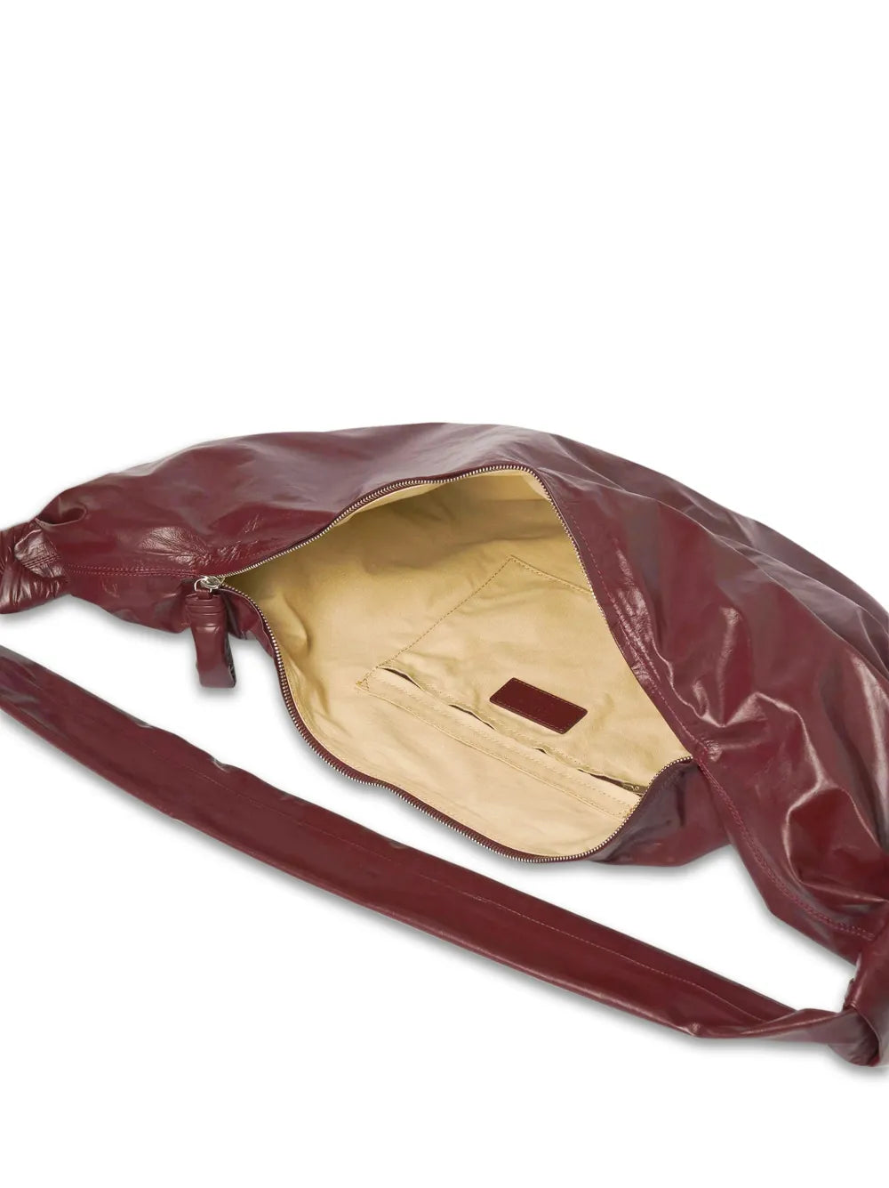 Lemaire Croissant Leather Shoulder Bag — Same as shown — Size One Size — Back View