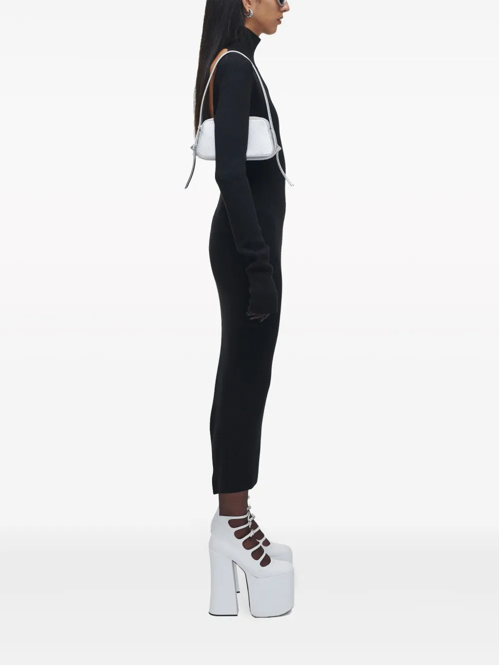 Marc Jacobs The Metallic Slingshot Shoulder Bag — Same as shown — Size One Size — Back View