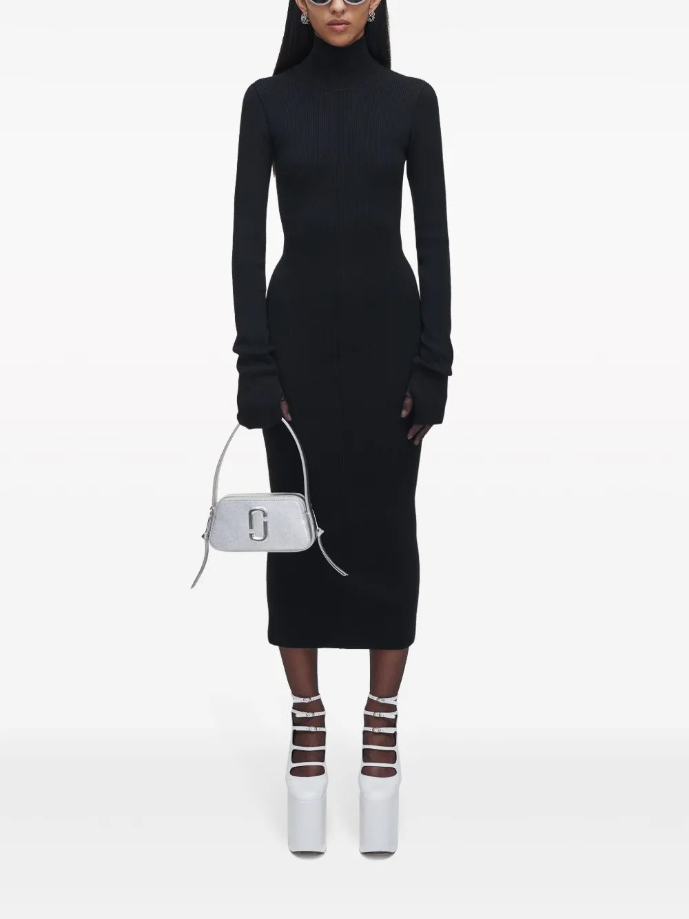 Marc Jacobs The Metallic Slingshot Shoulder Bag — Same as shown — Size One Size — Side View