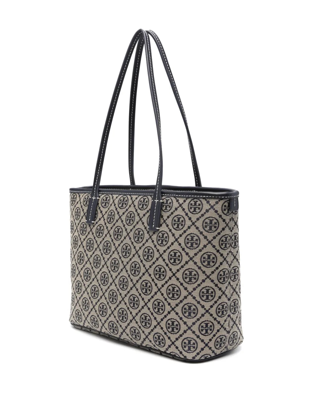 Tory Burch Small T Monogram Zip Tote Bag — Same as shown — Size One Size — Back View