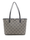 Tory Burch Small T Monogram Zip Tote Bag — Same as shown — Size One Size — Front View