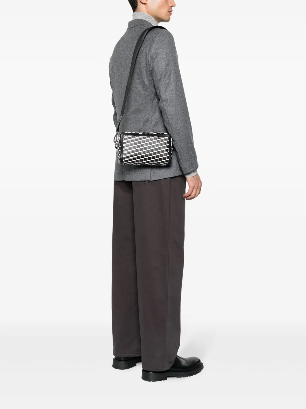 Pierre Hardy Cube Box Leather Shoulder Bag — Same as shown — Size One Size — Side View
