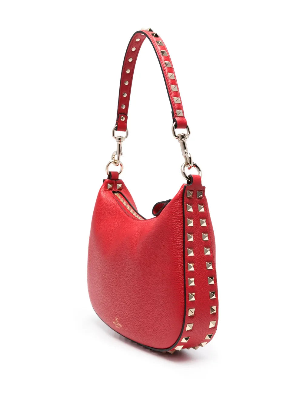Valentino Garavani Small Rockstud Leather Shoulder Bag — Same as shown — Size One Size — Back View